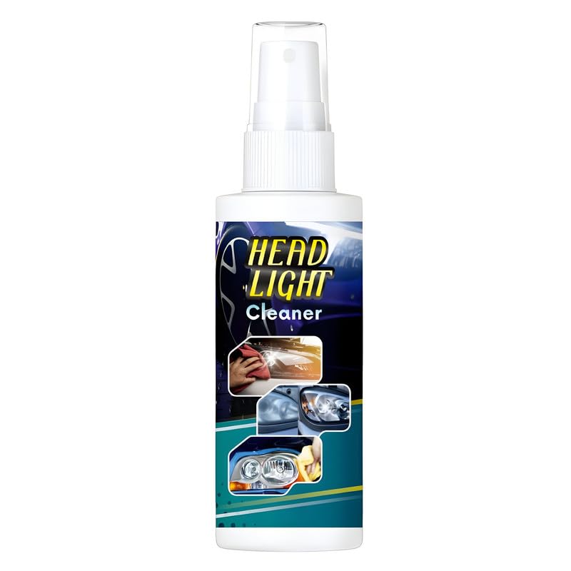Headlight Lens Cleaner, Restorer, Shiner, for Vehicles (110ml Each) Automobile Car & Bike Headlight Lens and Glass Restorer Cleaner, Restores Cloudy, Dull, Yellowed Headlights (Buy 1 Get 2 Free)