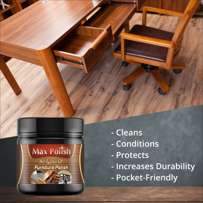 New Life into Your Furniture with Max Polish (Buy One Get One Free!)