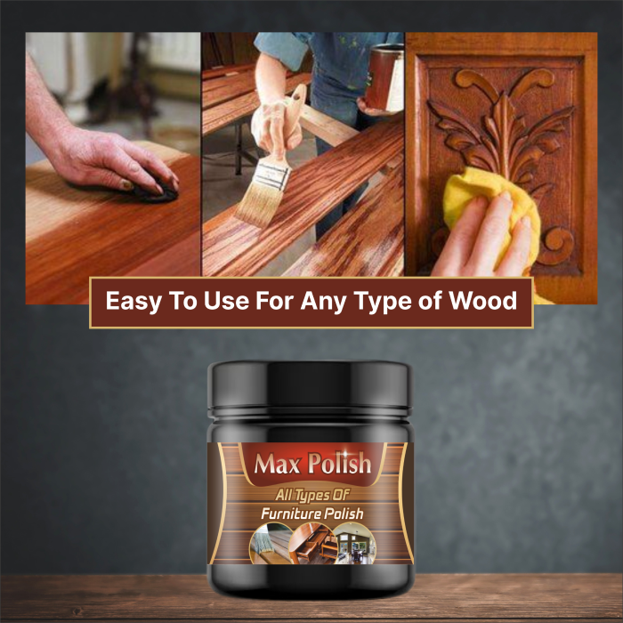 New Life into Your Furniture with Max Polish (Buy One Get One Free!)